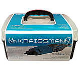 Гравер KRAISSMANN 180 SGW 219 (кейс-чемодан, стійка, гнучкий вал, 218 насадок), фото 4