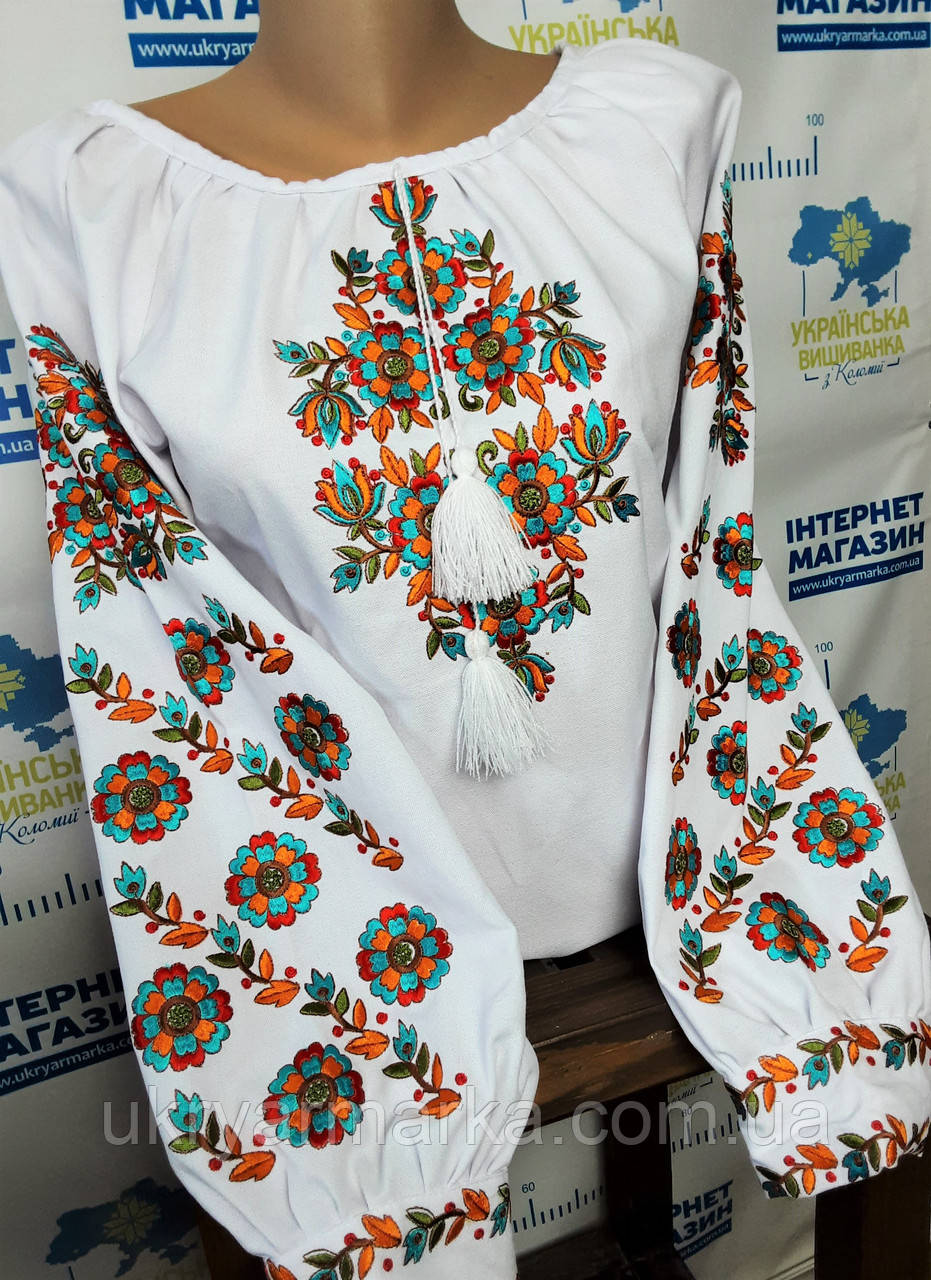 Вишита жіноча сорочка "Весняний настрій"