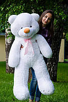 Плюшевий ведмедик плюшевий мішка м'яка іграшка Рафаель 140 см Білий, фото 3
