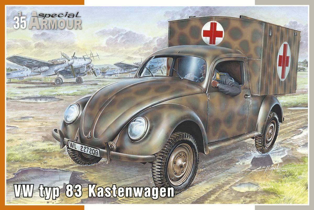 Пластикова модель 1/35 Special Armour Vehichles 35005 Німецький автомобіль VW typ 83 Kastenwagen