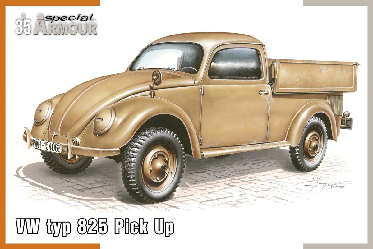 Пластикова модель 1/35 Special Armour 35007 Німецький автомобіль Volkswagen VW type 825 "Pick Up"