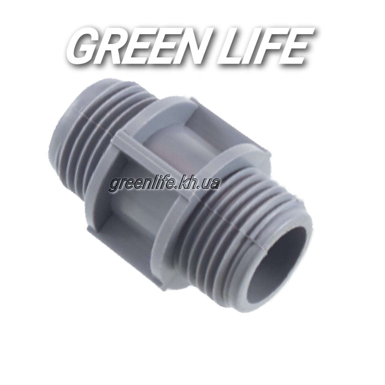 З'єднувач бочечка нарізний 1/2"-1/2" із зовнішньою різзю SLD