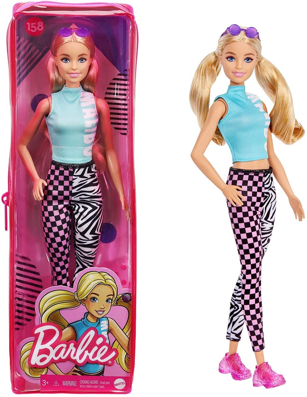 Барбі Модниця 158 блондинка Fashionistas Doll #158