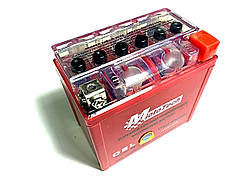 Акумулятор 12V 5Аһ YTX5L-BS 110-70-105 мм (гелевий) низький.