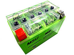 Акумулятор 12V 9Аһ YTX9A-BS 150/85/105мм (гелевий), Тайвань MSU.