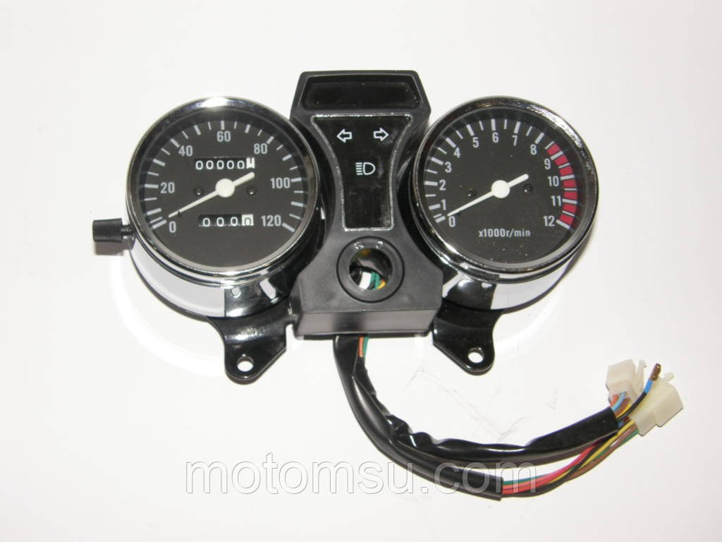 Спідометр Alpha 120 км. хром, в зборі, фото 1