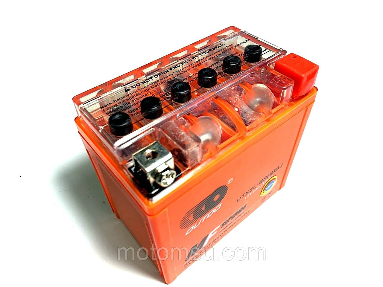 Акумулятор 12V 5 Аһ YTX5L-BS 110/70/105 мм (гелевий) низький 2021 рік.