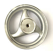 Диск колісний задній литий барабанне гальмо під 110 мм колодки 2,50-12, 19 пазів.