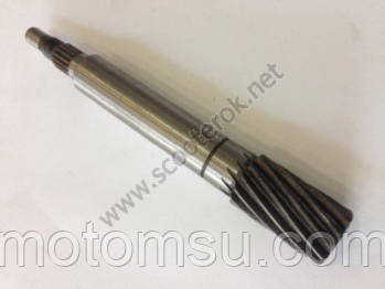 Вал редуктора первинний китайська Ямаха (Stels)., фото 1