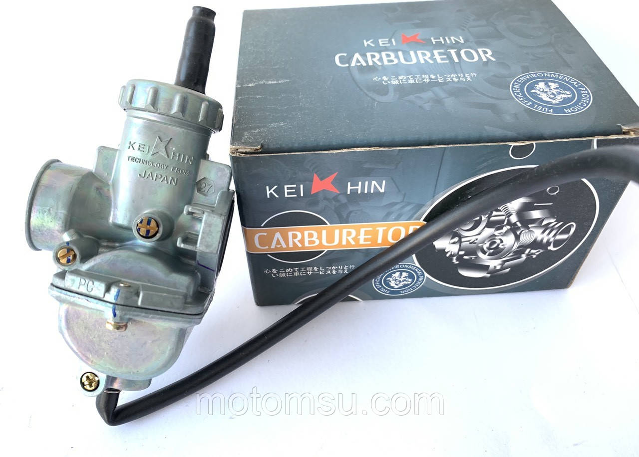 Карбюратор Alpha 110 куб. дифузор 19 мм оригінал, Keihin., фото 1