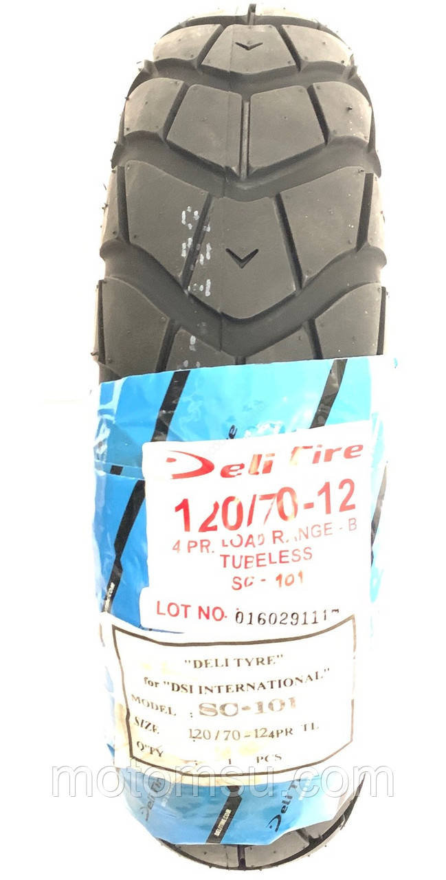 Шина 120/70-12 Deli Tire 58P, фото 1