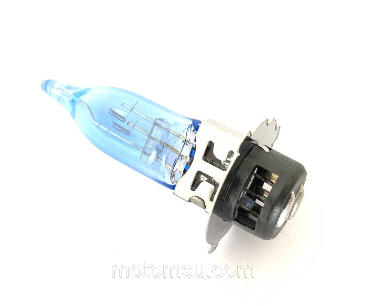 Лампа фари свічка P15-3, 12 V 35/35W, 3 вуса, синя