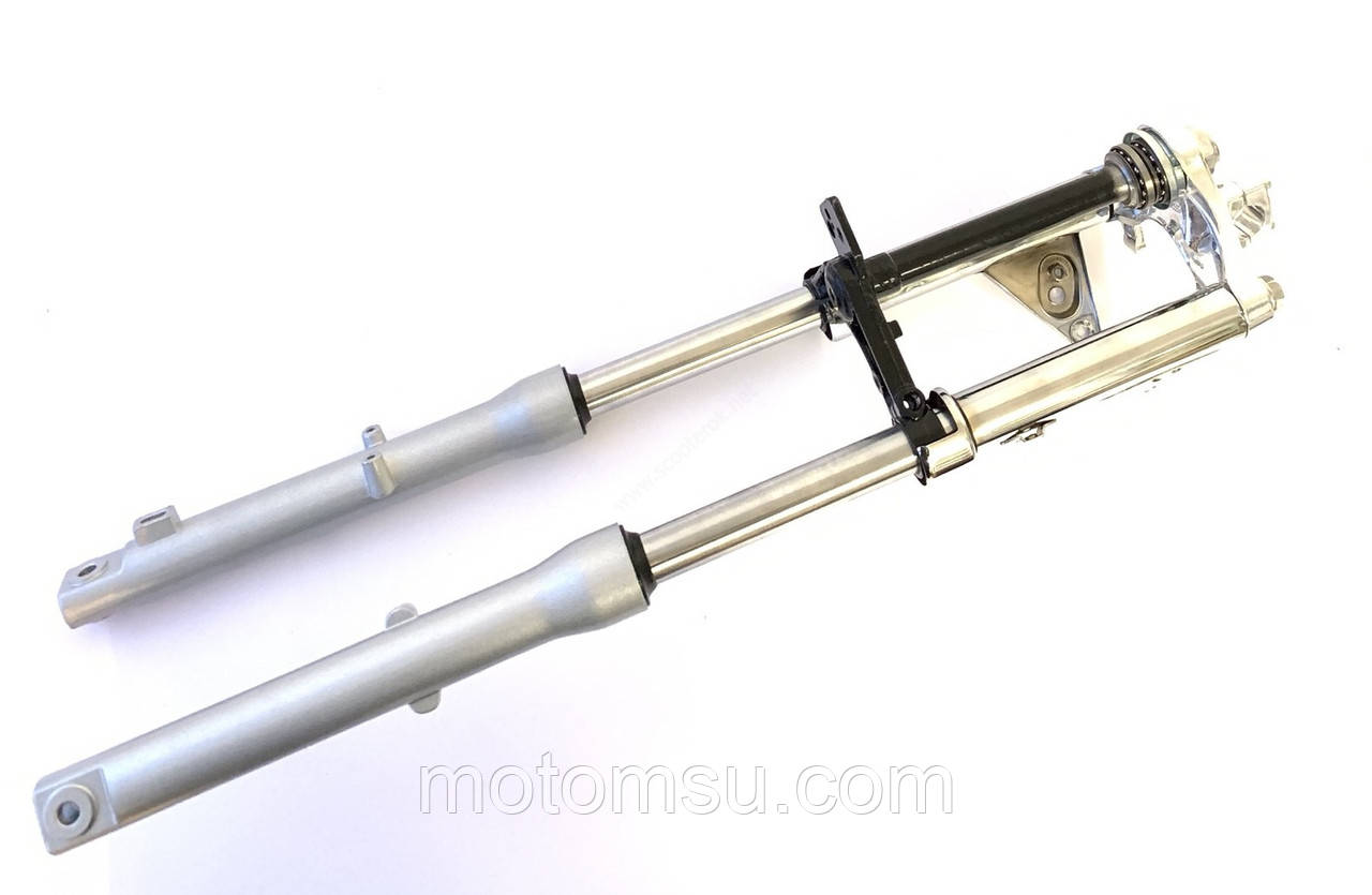 Вилка передня в зборі Альфа, пір'я 27 мм, в зборі., фото 1