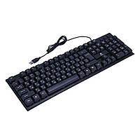 USB клавіатура Jeqang JK-905 дротова, Black