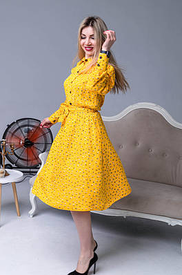 Гарне плаття "350", жовте . Розмір 46,52.