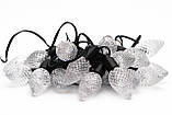 Світлодіодна новорічна гірлянда з насадками 20Л біла, LED (650958), фото 2