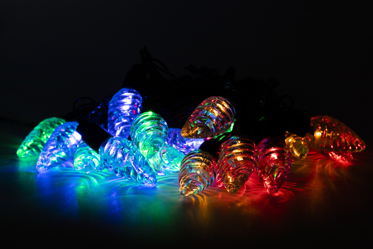 Світлодіодна новорічна гірлянда з насадками 20Л різнобарвна, LED (650965), фото 1