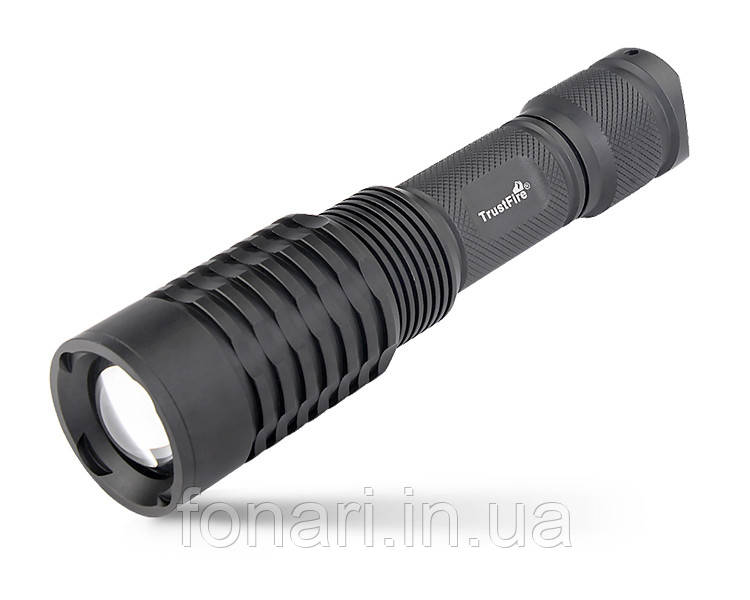 Ліхтар TrustFire Z9 Cree XM-L2, USB zoom, 1x18650 лінзовий, перезаряджуваний