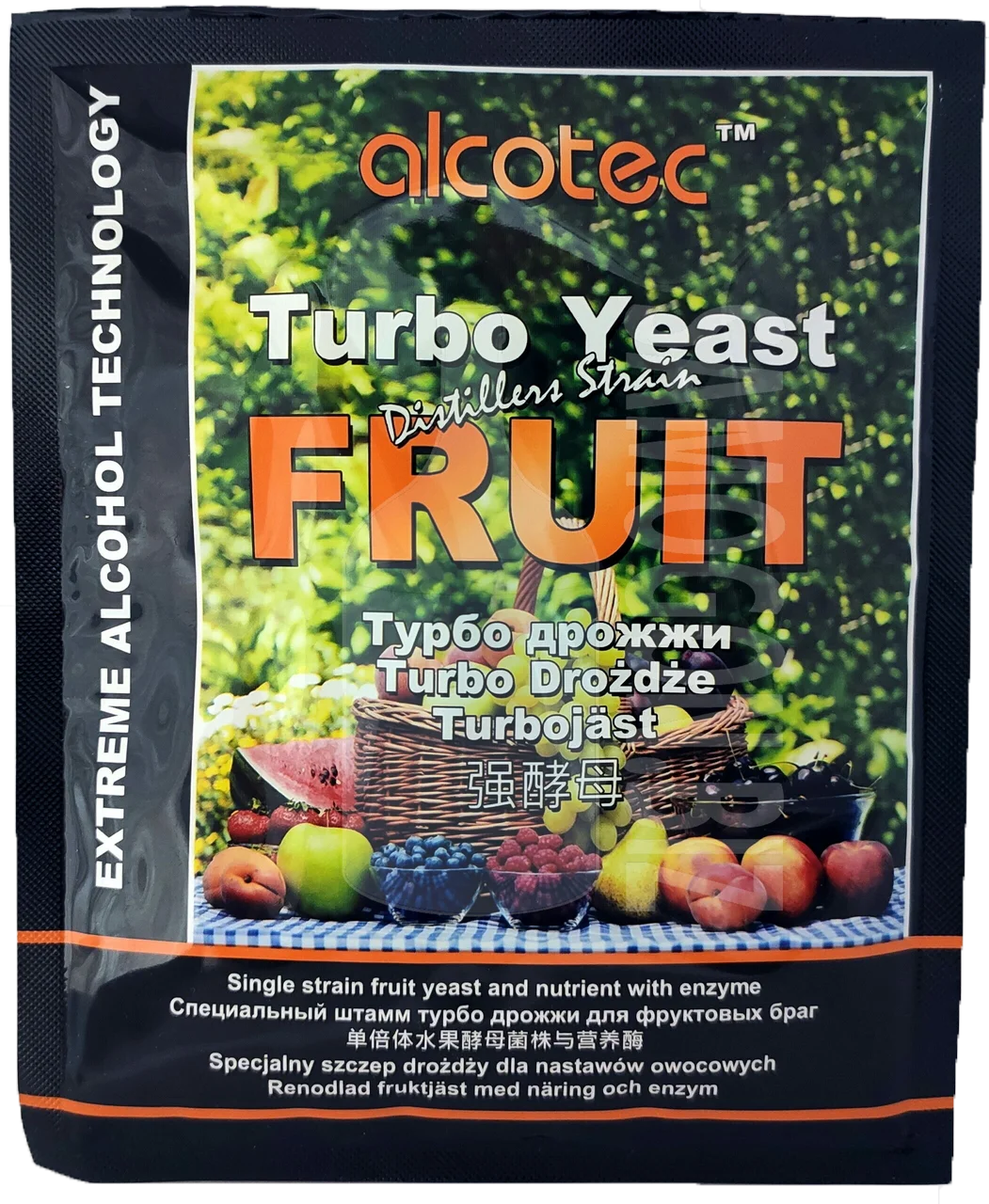 Фруктові дріжджі Alcotec Turbo Yeast Fruit