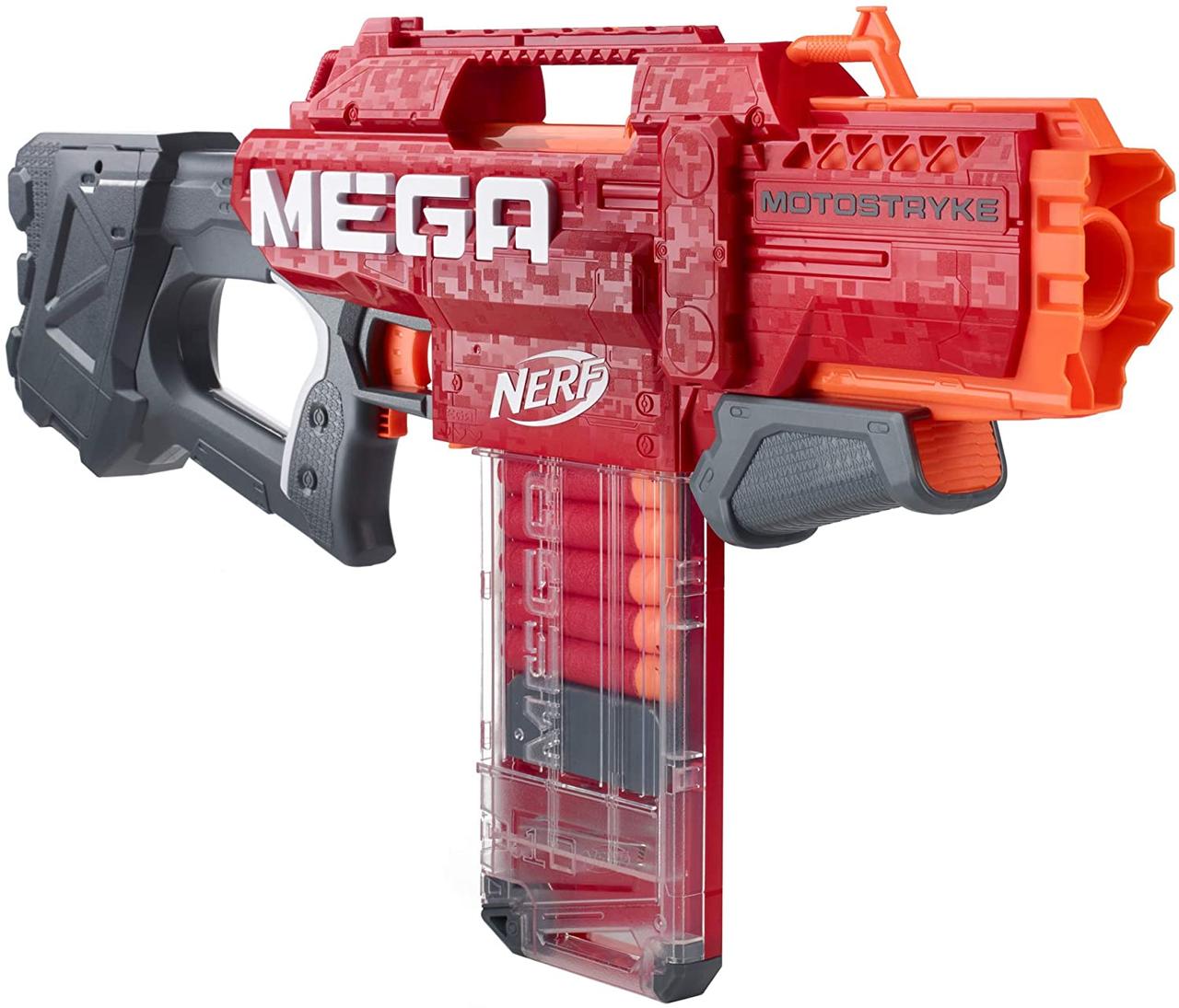 Бластер Нерф Мега Мотострайк Nerf Mega Motostryke Motorized Blaster Hasbro (E6473), фото 1