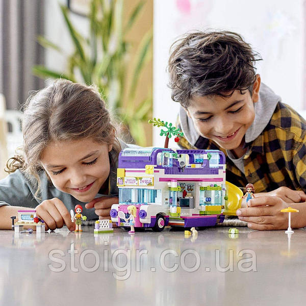 Lego friends friendship bus lego playhouse building kit 41395 hotsell