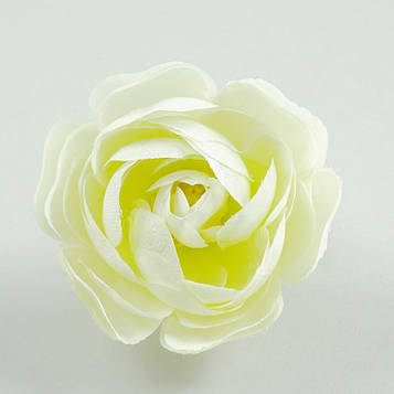 Камелія штучна кремова (КОД: p AB246_CREAM) Д-8 см | виробництво Польща | 12 шт. в упаковці