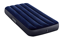 Матрас надувной односпальный, для сна и отдыха, размер 76 x 191 x 25 cм, велюровая поверхность