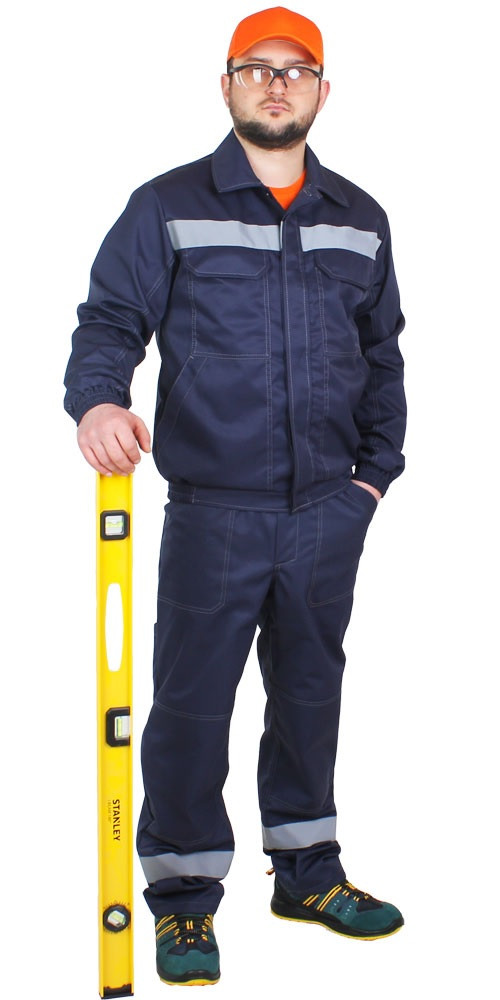 Робочий костюм весна/осінь куртка з напівкомбінезоном «Майстер Будівельник»