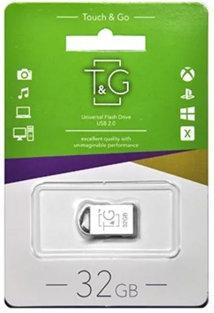 USB флешнакопичувач T&G метал серія 32 GB/TG107 (Гарантія 3года)