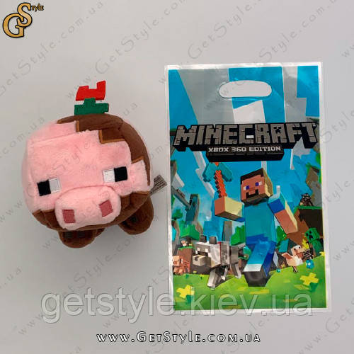 Іграшка Свинка Minecraft Muddy Pig 17 см, фото 1