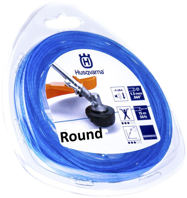Корд триммерный Husqvarna Opti Round 1.5мм*15м