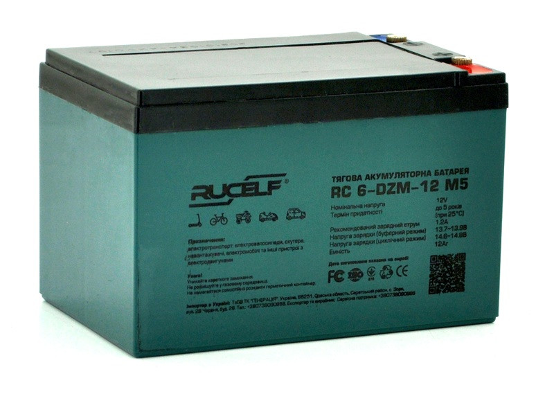 Акумуляторна батарея Rucelf RC 6-DZM-12 M5