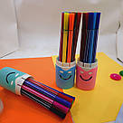 Набір кольорових фломастерів в тубі, фото 3