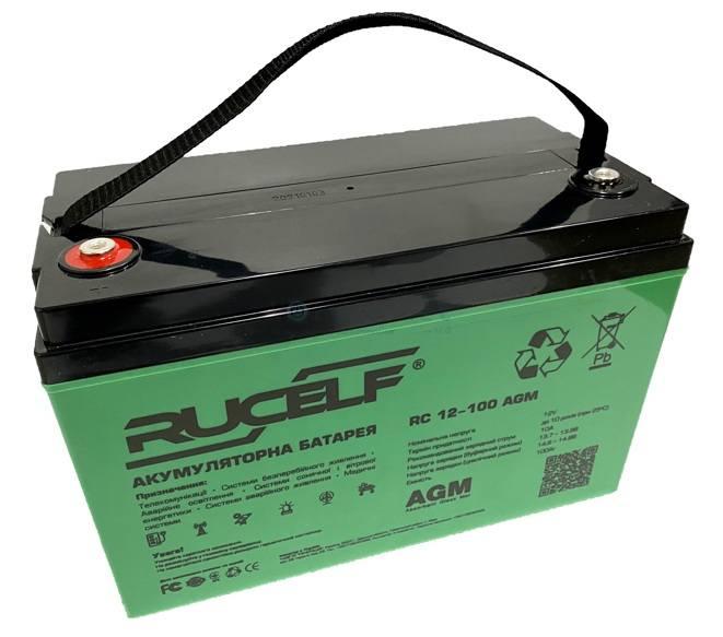Акумуляторна батарея Rucelf RC 12-100 AGM