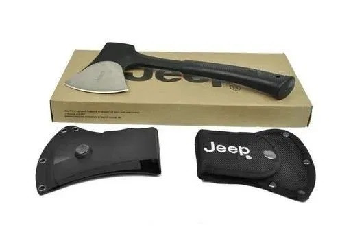 Сокира з молотком Jeep для кемпінгу  сокира туристична з кріпленням на пояс, сталь 440