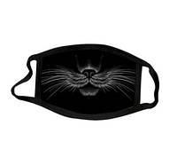 Защитная многоразовая маска с рисунком, принтом Мордочка кота