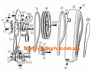 Ременной шкив для культиватора Oleo-Mac MH 175 RK (L66151136)