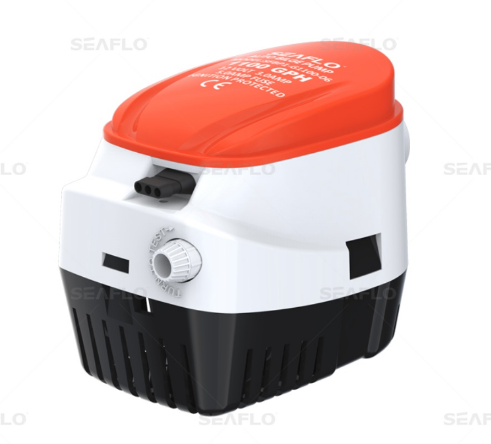 Трюмна Помпа SEAFLO SFBP1-G1100-06 механічний автомат 12V 5A, фото 1