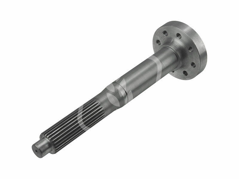 Z11408 Вал контрприводу (вал муфти перевантаження) з флянцем L=365мм комбайна John Deere 1085 985 1188, фото 1