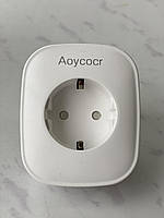 Умная розетка с вай фай управлением Aoycocr EU6S, Wi-Fi Smart Plug, 10A, 2300Вт, смарт розетка с дистанционным