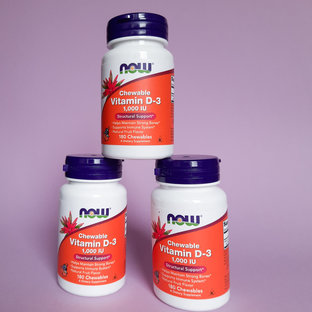 Вітамін D3 1000 МО Now Foods 180 таблеток