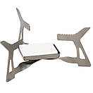 Пальник титановий складний Lixada STV-02 на сухий спирт, туристична спиртова плита, спиртівка для розігріву їжі, фото 7