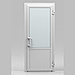Дверь металлопластиковая входная белая, фото 2