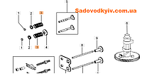 Пружина клапана для культиватора Oleo-Mac MH 180 RKS (L66150366)