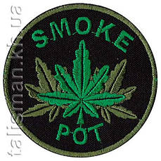 Нашивка CANNABIS 2 Smoke Pot