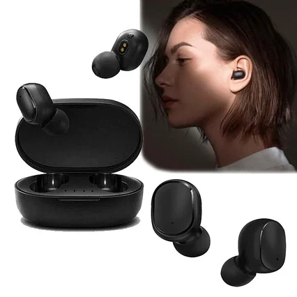 Навушники бездротові bluetooth Xiaomi Mi Earbuds Basic 2 Чорні, фото 1