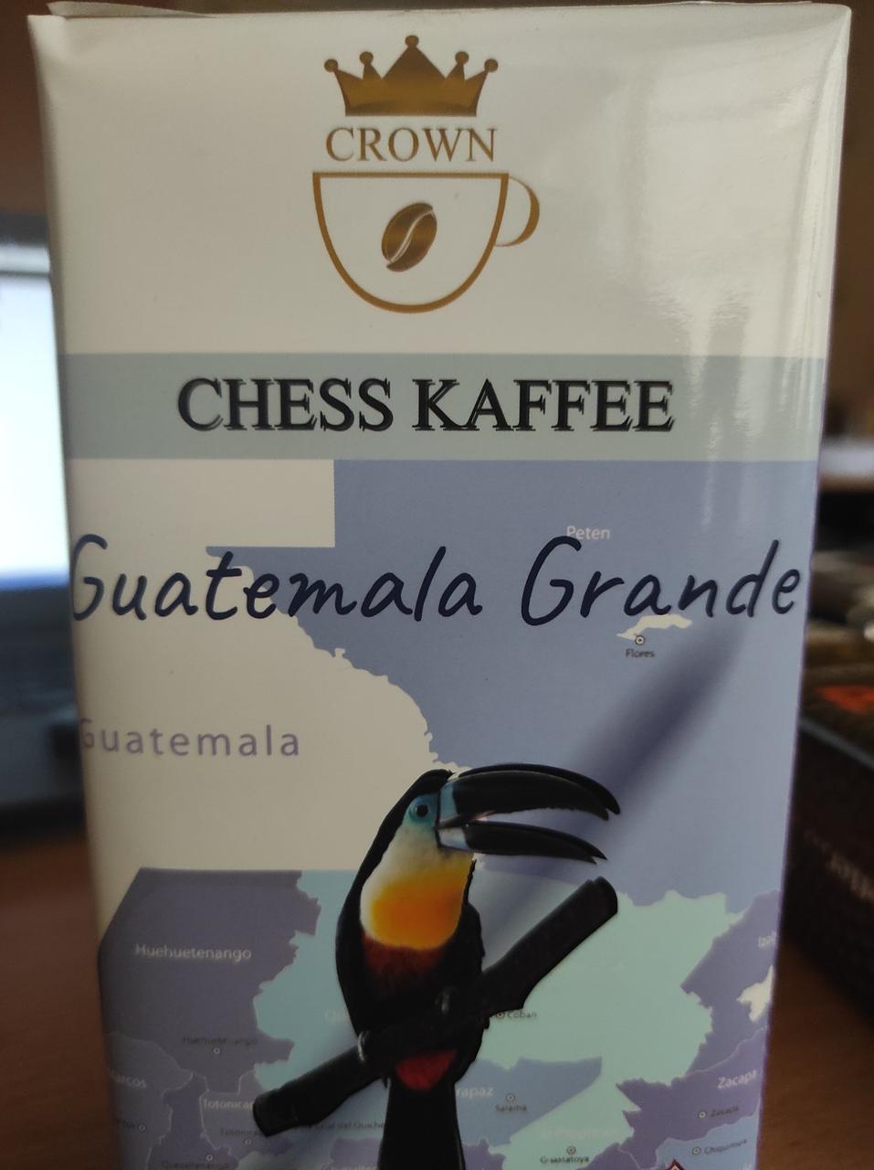 Кава мелена Chess Kaffee Guatemala Grande мелений 500 р. Німеччина