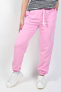 Жіночі спортивні штани тринитка No333 рожеві Оптом