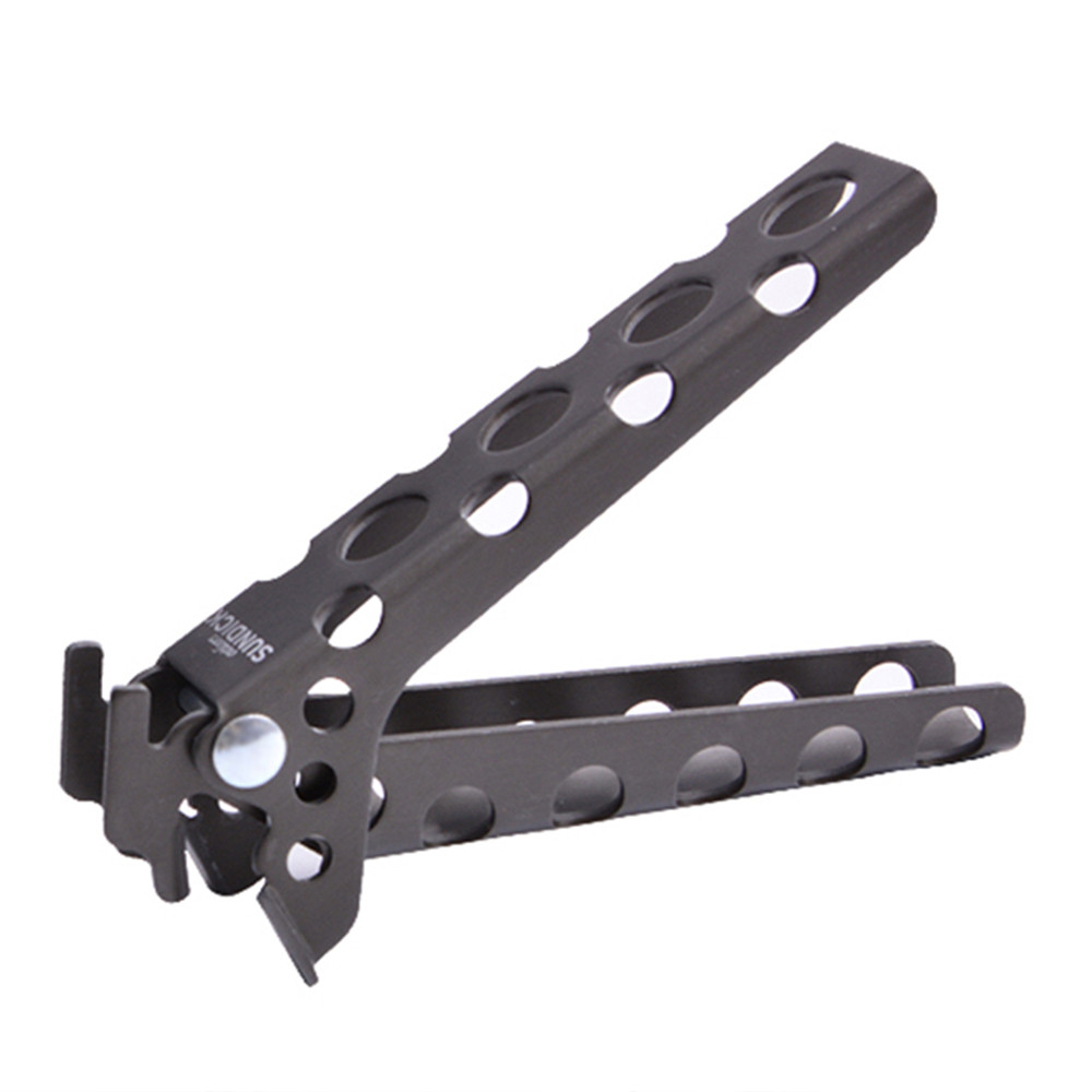 Тримач-затискач SUNDICK для каструль і сковорідок. Ручка для кухонного посуду. Чапельник сірий., фото 1