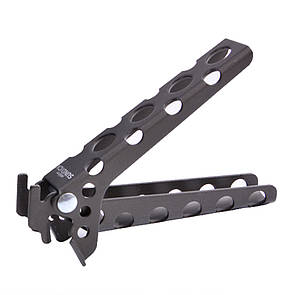 Тримач-затискач SUNDICK для каструль і сковорідок. Ручка для кухонного посуду. Чапельник сірий.